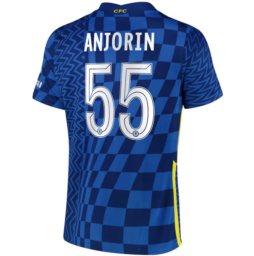 2021/22 Chelsea Cup Home Kit Soccer Jersey with Anjorin 55 printing